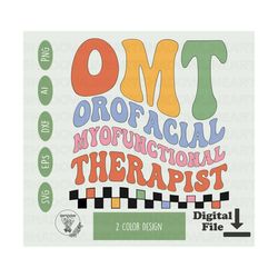 Orofacial Myofunctional Therapist Svg Therapy Svg Files For Cricut Therapist Png For Sublimation Digital Download Medical Instant Download