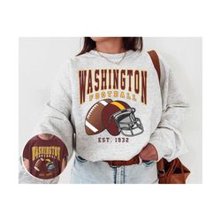 Vintage Washington Football Crewneck, Commander Sweatshirt, Washington T-Shirt, Vintage Style Washington Shirt, Washington Fans Gift