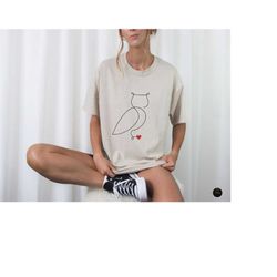 Minimalist Owl Sweatshirt, Cute Owl Hoodie, Owl Lover Shirt, Night Owl T-Shirt, Animal Lover Shirt, Hoodies for Women, G