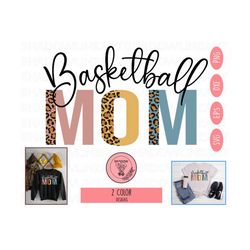 basketball mom svg, basketball mom png, mama svg, basketball mama png, cheetah print basketball, dxf, eps