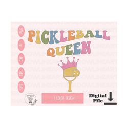 pickleball queen svg pickleball love svg files for cricut pickleball png for sublimation digital download pickleball shirt instant download