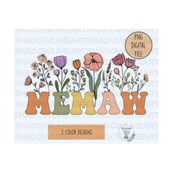 Memaw Png • Mama Png For Sublimation • Instant Download