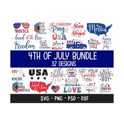4th of July SVG Bundle, July 4th svg, Independence Day, 4th of July png, America Svg, USA Flag svg, Patriotic SVG, Usa png, Usa svg