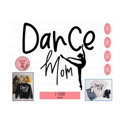 Dance Mom Svg • Dance Lover Mama SVG Files For Cricut • Digital Download