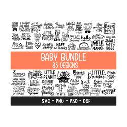 baby svg bundle, baby shirt svg, funny baby svg, baby newborn svg, newborn svg bundle, baby quote bundle, cute baby sayings svg