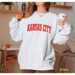 Kansas City Sweatshirt, Football Mom Shirt, Football Season T- shirt, Game Day Sweater, Sport Mom Top