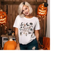It's The Most Wonderful Time Of The Year Fall T-Shirt, Spooky Shirt, Halloween Witch Hoodie, Halloween Pumpkin Sweatshir