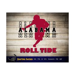 Alabama Football Logo for cutting & - SVG, PNG, Cricut and Silhouette Studio