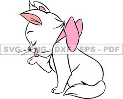 Disney Cat Marie Svg, Kitten Cat Marie Png, Cartoon Customs SVG, EPS, PNG, DXF 151