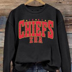 Vintage In My KS Chief Era Sweatshirt, Vintage Chief Sport Tee, Football T shirt, Game Day Tee