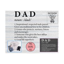 Dad Definition Png, Papa Definition Png, Father's Day Gift