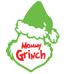 Mommy Grinch Face Svg, Grinch Hand Svg, Grinch Svg, Grinch Ornament Svg, Grinch smile Svg Digital Download