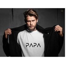 Personalised Papa Sweatshirt, Dad T-Shirt, Father's Day Gift, Custom Name Papa Hoodie, Pregnancy Announcement, New Dad G