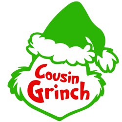 Cousin Grinch Face Svg, Grinch Hand Svg, Grinch Svg, Grinch Ornament Svg, Grinch smile Svg Digital Download