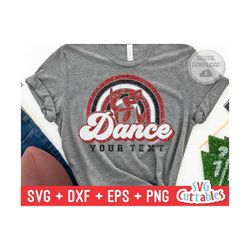Dance svg Cut File - Dance Team - Dance Template 0024 - svg - eps - dxf - png - Silhouette - Cricut - Digital Download