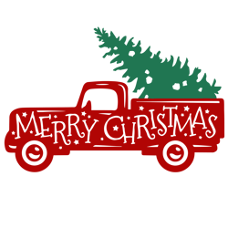 Merry Christmas Svg, Truck Svg, Merry Christmas Svg, Truck Christmas Svg Digital Download