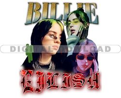Billie Eilish Svg, Billie Eilish Tshirt Design, File For Cricut, Rapper Bundle Svg, Hip Hop Tshirt 07