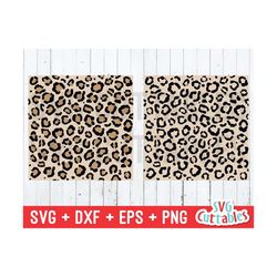 leopard print pattern svg - eps - dxf - png - repeating pattern - digital paper - silhouette - cricut cut file - digital download