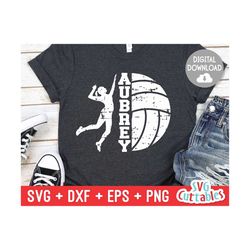 Volleyball svg - Volleyball Cut File - Template 0041 - svg - eps - dxf - Volleyball Team - Silhouette - Cricut cut file, Digital download