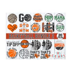 Basketball Bundle 2 svg - Basketball Cut Files - svg - eps - dxf - Basketball Mom - Silhouette - Cricut - Cut File - Digital Download