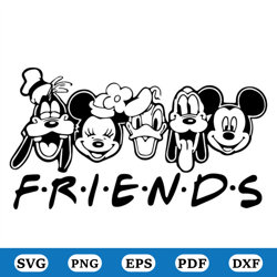 Best Friend Disney Character SVG Files, Disney Svg, Disney Friends SVG, Disney Castle, Trip SVG, Daisy Duck Svg