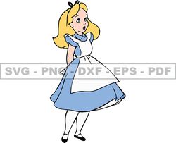 Alice in Wonderland Svg, Alice Svg, Cartoon Customs Svg, Incledes Png DSD & AI Files Great For DTF, DTG 30