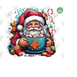 Santa's Belly Laughs: Santa Claus PNG - Delight in the Jolly Laughs of Christmas, Santa, and Design for an Unforgettable Holiday