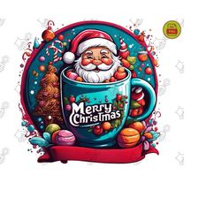 Crafty Comedy: Santa Claus PNG - Crafting, Chuckles, and Santa Shenanigans Come Together for a Hilarious Holiday with Design Delights
