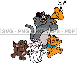 Disney Cat Svg, Kitten Cat Marie Png, Cartoon Customs SVG, EPS, PNG, DXF 170