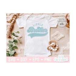 Little Brother svg - Baby Shirt svg - Cut File - svg - dxf - eps - png - Silhouette - Cricut