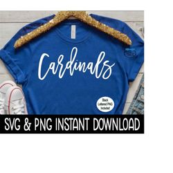 Cheer Mascot SVG, Cheer Mascot PNG, Cardinals SvG, School Mascot Cheetah SVG, Instant Download, Cricut Cut File, Silhouette Cut File, Print