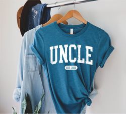Fathers Day Gift For Uncle, Personalize Uncle Shirt, Fathers Day Shirt, Daddy Shirt, New Uncle Shirt, Grandpa Shirt, Tio