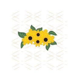Sunflowers SVG PNG DXF, Cut file, Sublimate, Flowers, Spring, Yellow, Sunshine, Summer