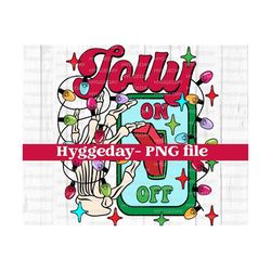 Jolly On Switch PNG, Digital Download, Sublimation, Sublimate, Christmas Lights, light switch, skull, skellie, skeleton, anxiety,