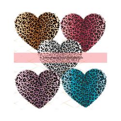 Animal Print Backgrounds Bundle, Heart Background PNG, Distressed Splash Background, Graphic, Sublimation, Cheetah,