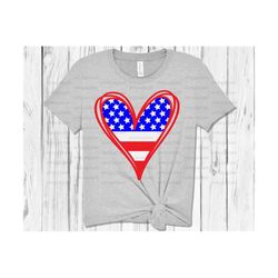 Usa Flag Heart SVG DXF PNG, 4th of July Svg, America, Doddle, Scribble, Independence Day Svg, Patriotic, Cricut, Sublimate, Silhouette,
