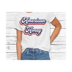 American Honey PNG, Sublimation Download, 4th of July, Leopard, Cheetah, File for: Sublimate