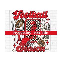 Football Season On Switch PNG, Digital Download, Sublimation, Sublimate, team, color, game day, football, fall, autumn, red, school spirit