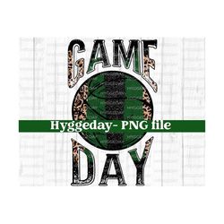 Game Day PNG, Sublimation Download, team, game day, basketball, fall, autumn, vintage, retro, school spirit