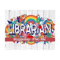Librarian Png, Sublimation Download, back to school, Teacher, teacher, digital download, library, read, dtg, sublimate,