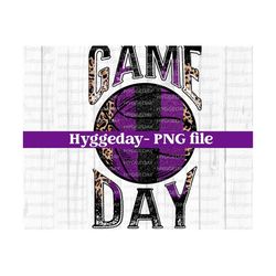 Game Day PNG, Sublimation Download, team, game day, basketball, fall, autumn, vintage, retro, school spirit