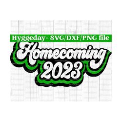 Retro Homecoming Svg Dxf PNG, High School, School, Hoco 2022, Homecoming, Files for Cricut, Silhouette, Sublimate