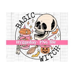 Basic Witch PNG, Digital Download, Sublimation, Sublimate, Halloween, skull, skeleton, coffee, caffeine, pumpkin spice, autumn, fall,