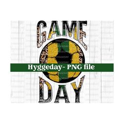 Game Day PNG, Sublimation Download, team colors, game day, soccer, fall, autumn, vintage, retro, school spirit