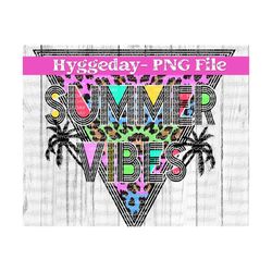 Retro Summer Vibes PNG, Sublimation Download, vintage, leopard, cheetah, vacation, besties, beaches, sun, sunshine, sublimate