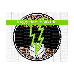 Blank School Spirit PNG, Sublimation Download, team colors, game day, navy, volleyball, fall, autumn, cheetah, leopard, neon lightning bolt