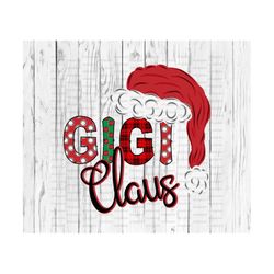 Gigi Claus png, Sublimation PNG, Christmas Png, Mama, Plaid, Leopard, Santa, Elf,  ho ho ho