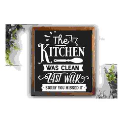 The kitchen was clean last week SVG, Kitchen