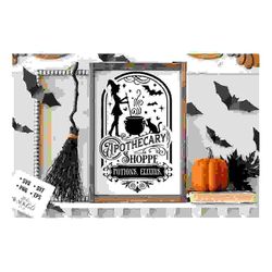 Apothecary shoppe svg, Farmhouse Halloween SVG, Rustic Halloween