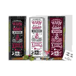 Warm winter wishes svg, Hot cocoa poster, Vertical
